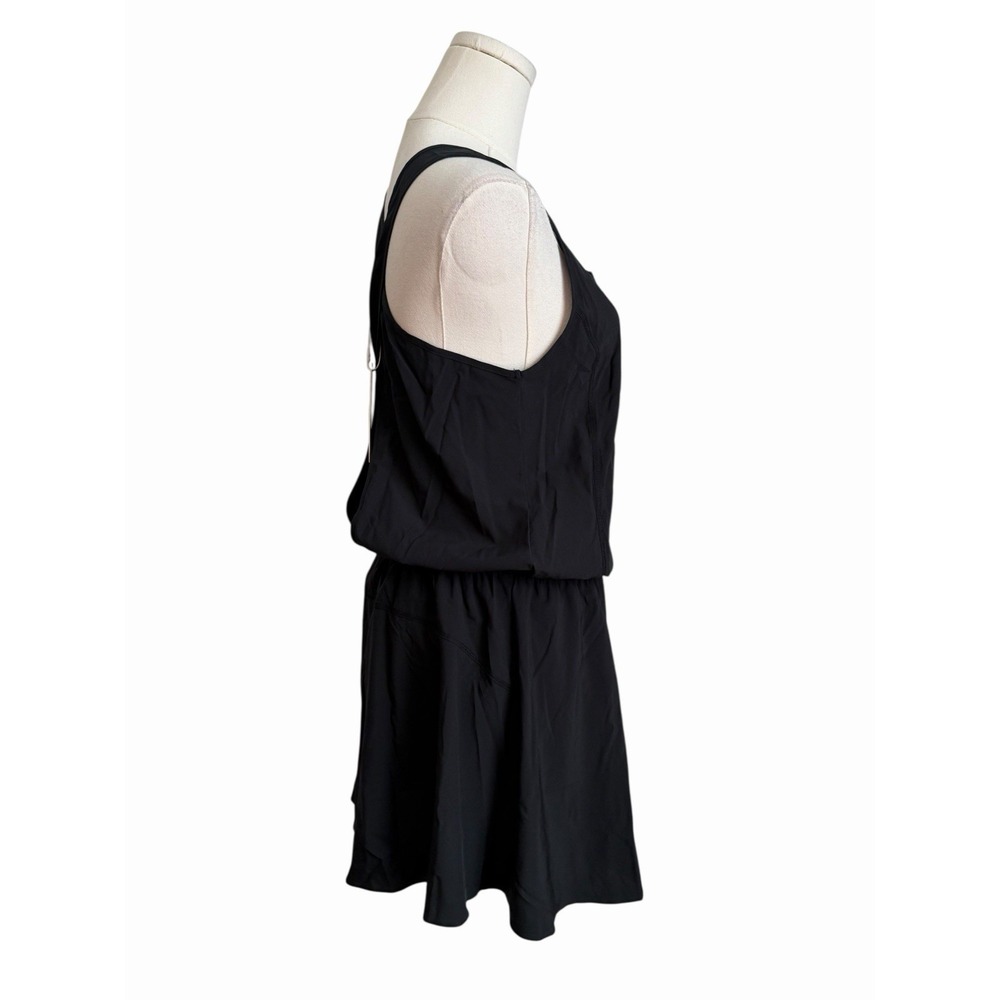 Halara Black Backless Twisted Cool Touch Activ Dr… - image 3